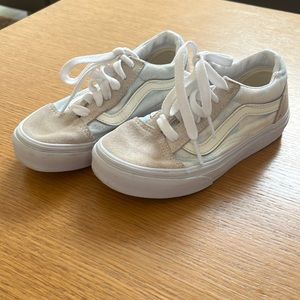 Vans little girl sneakers, size US 12.5